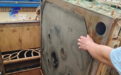 污水壓濾機(jī)泥餅不干？這是怎么回事？-青島仕駿